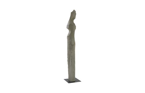 Phillips Collection Cast Women Sculptures, F , Colossal, Splinter Stone Brown Accent