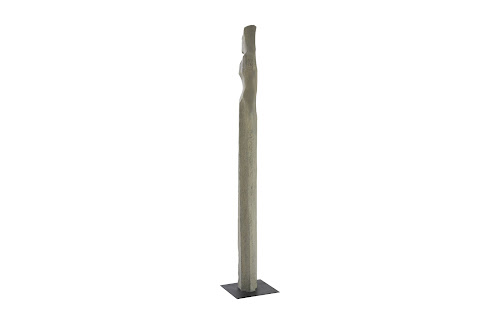 Phillips Collection Cast Women Sculptures, E , Colossal, Splinter Stone Gray Accent