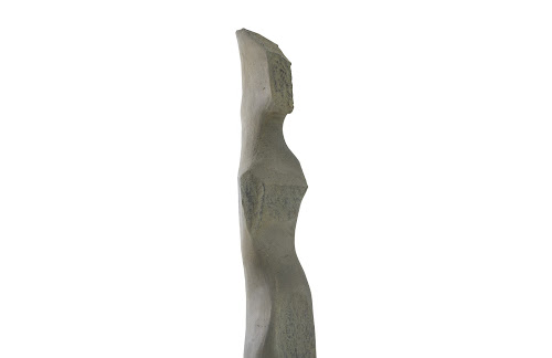 Phillips Collection Cast Women Sculptures, E , Colossal, Splinter Stone Gray Accent