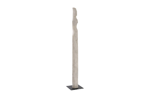 Phillips Collection Cast Women Sculptures, E , Colossal, Roman Stone Off White Accent