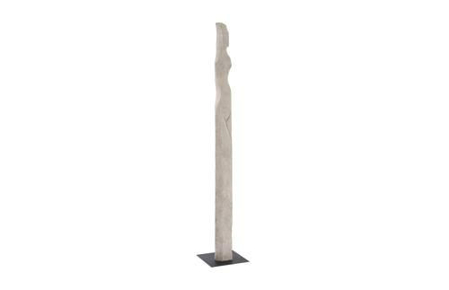 Phillips Collection Cast Women Sculptures, E , Colossal, Roman Stone Off White Accent