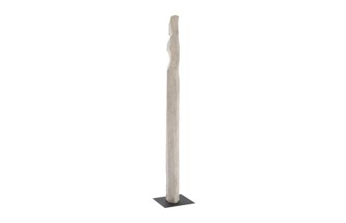 Phillips Collection Cast Women Sculptures, E , Colossal, Roman Stone Off White Accent