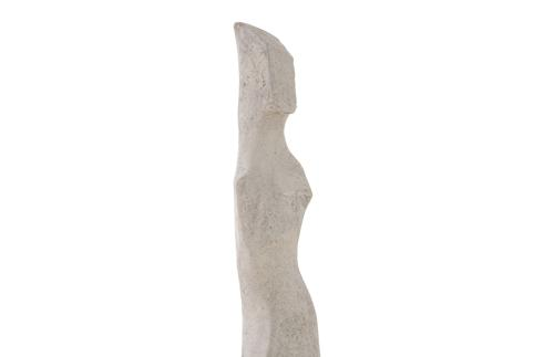 Phillips Collection Cast Women Sculptures, E , Colossal, Roman Stone Off White Accent