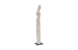 Phillips Collection Cast Women Sculptures, F , Colossal, Roman Stone Off White Accent