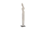 Phillips Collection Cast Women Sculptures, F , Colossal, Roman Stone Off White Accent
