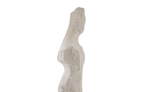 Phillips Collection Cast Women Sculptures, F , Colossal, Roman Stone Off White Accent