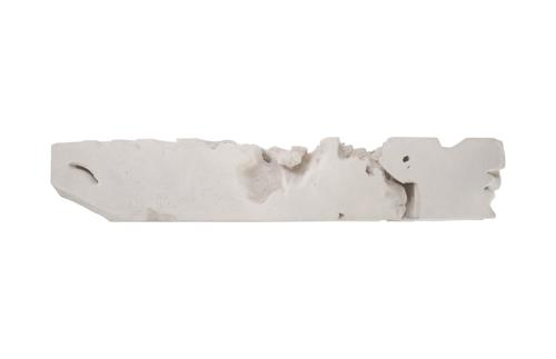Phillips Collection Freeform  Table, Roman Stone, LG Off White Console
