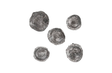 Phillips Collection Splash Wall Bowls Silver Leaf Set of 5 Accent