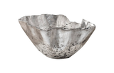 Phillips Collection Cast Onyx Silver Leaf Large Bowl