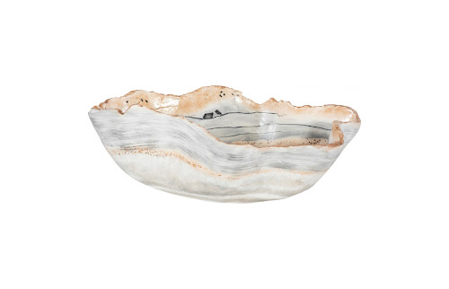 Phillips Collection Cast Onyx Faux Finish Small Bowl