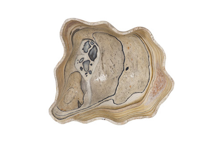 Phillips Collection Cast Onyx Faux Finish Large Bowl