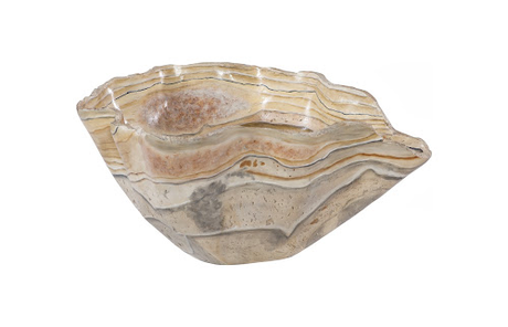 Phillips Collection Cast Onyx Faux Finish Large Bowl