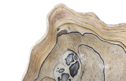 Phillips Collection Cast Onyx Faux Finish Large Bowl