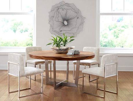 Phillips Collection Frozen Dining Off White Chair