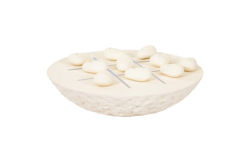 Phillips Collection Tic-Tac-Toe Stone Large Off-White Tabletop