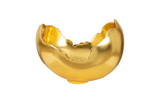 Phillips Collection Burled Resin Gold Leaf Finish Bowl