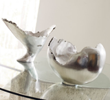 Phillips Collection Burled Silver Leaf Vase