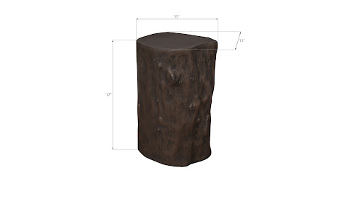 Phillips Collection Log Bronze SM Stool