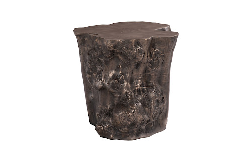Phillips Collection Log Bronze Side Table