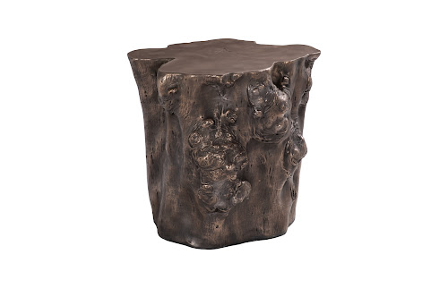 Phillips Collection Log Bronze Side Table