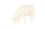 Phillips Collection Life Size Cow Grazing Off White Accent