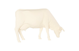 Phillips Collection Life Size Cow Grazing Off White Accent