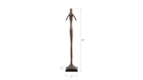 Phillips Collection Speak No Evil Slender Sculpture Small Resin Bronze Finish Accent