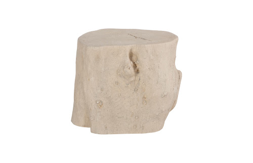 Phillips Collection Log Roman Stone LG Stool