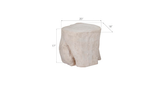 Phillips Collection Log Roman Stone LG Stool