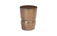 Phillips Collection Carved Polished Bronze Stool