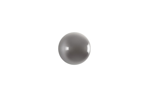Phillips Collection Ball on the Wall Extra Small Polished Aluminum Finish Accent