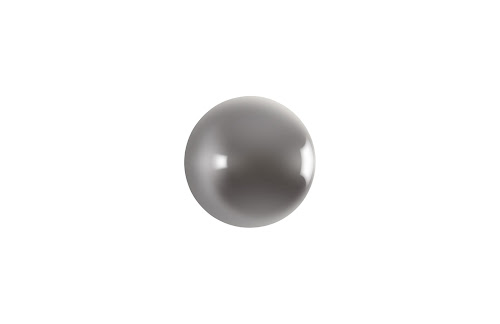 Phillips Collection Ball on the Wall Small Polished Aluminum Finish Accent
