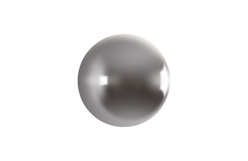 Phillips Collection Ball on the Wall Medium Polished Aluminum Finish Accent