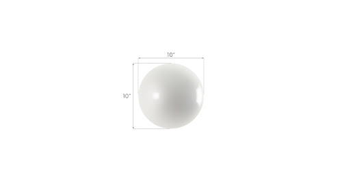 Phillips Collection Ball on the Wall Extra Small Pearl White Accent