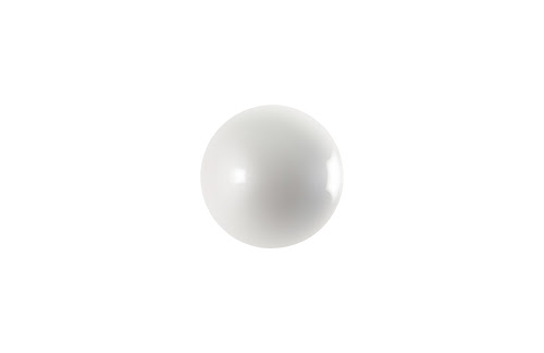 Phillips Collection Ball on the Wall Small Pearl White Accent