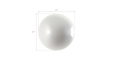 Phillips Collection Ball on the Wall Medium Pearl White Accent