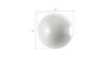 Phillips Collection Ball on the Wall Medium Pearl White Accent