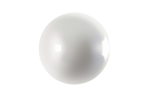 Phillips Collection Ball on the Wall Large Pearl White Accent