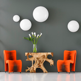 Phillips Collection Ball on the Wall Large Pearl White Accent