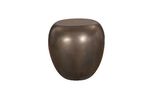 Phillips Collection River Stone Bronze Side Table
