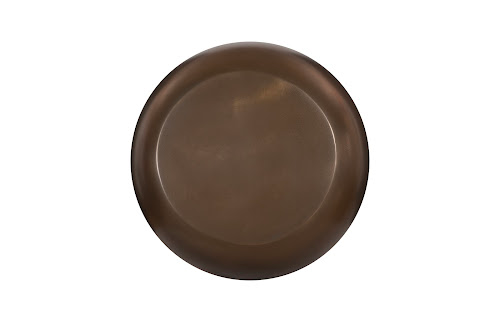 Phillips Collection River Stone Bronze Side Table