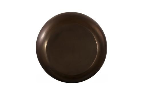 Phillips Collection River Stone Bronze Side Table
