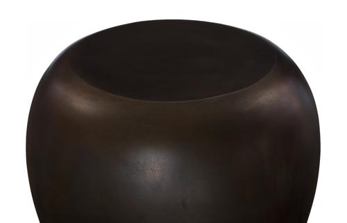 Phillips Collection River Stone Bronze Side Table
