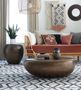 Phillips Collection River Stone Bronze Side Table