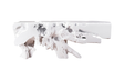 Phillips Collection Freeform  Table Gel Coat White LG Console