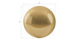 Phillips Collection Floor Ball Large Gold Leaf Accent