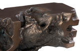 Phillips Collection Freeform Bronze Bench