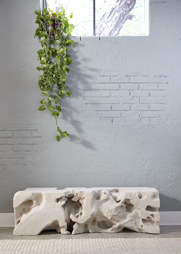 Phillips Collection Freeform Roman Stone Bench