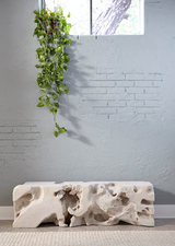 Phillips Collection Freeform Roman Stone Bench