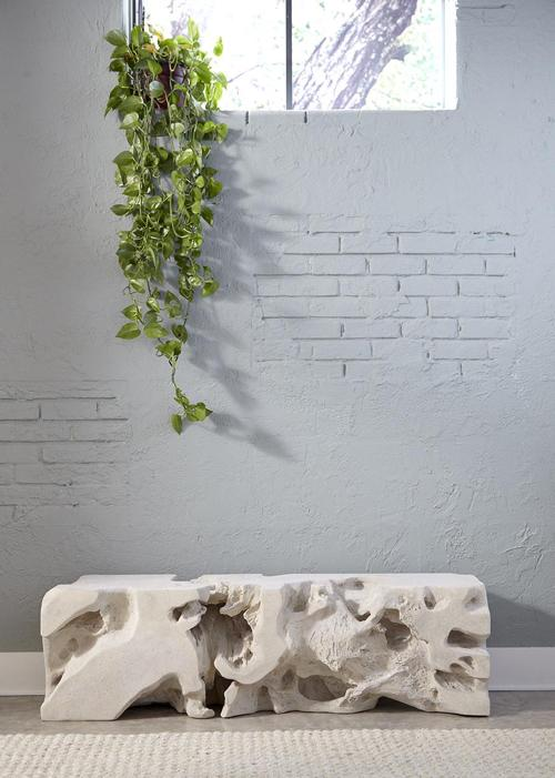 Phillips Collection Freeform Roman Stone Bench